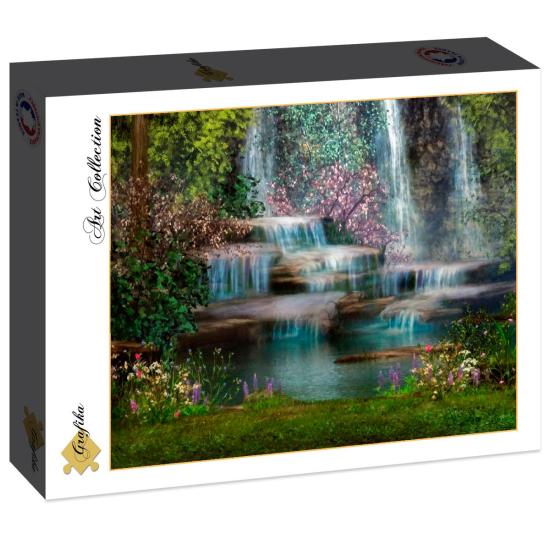 Grafika Bezauberndes Wasserfall-Puzzle 2000 Teile