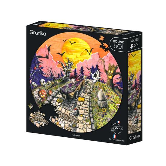 Grafika Rundpuzzle Halloween mit 501 Teilen