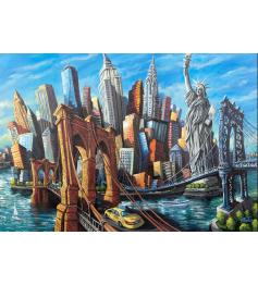 Puzzle Grafika Stadt Der Träume 1000 Teile