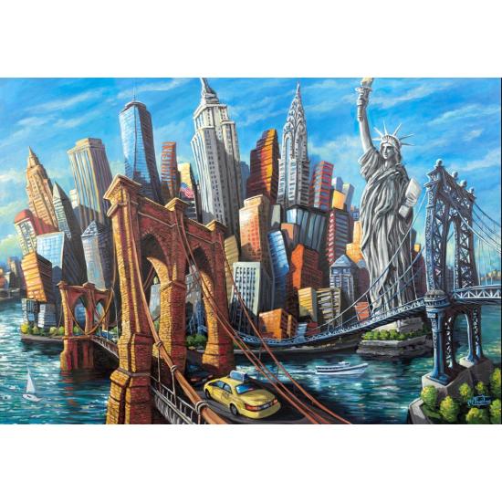 Puzzle Grafika Stadt Der Träume 1000 Teile