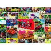 Grafika Fahrrad-Collage-Puzzle 1500 Teile