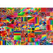 Grafika Collage of Colors Puzzle mit 2000 Teilen
