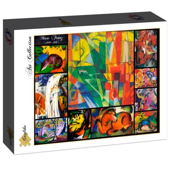 Grafika Collage Puzzle von Franz Marc mit 2000 Teilen