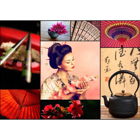 Grafika Collage Puzzle aus Japan 1000 Teile