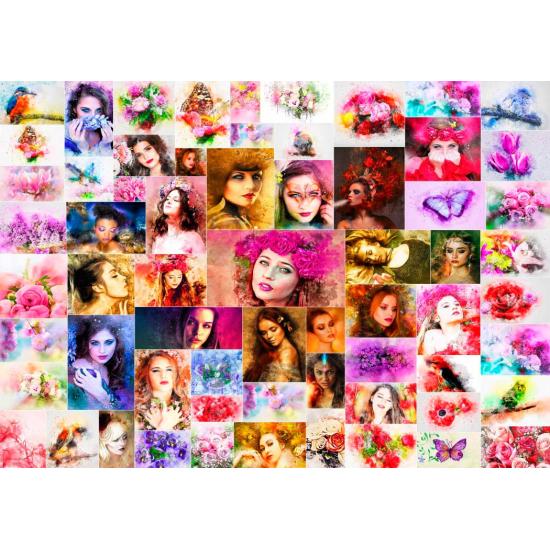 Grafika Collage of Women Puzzle 1500 Teile