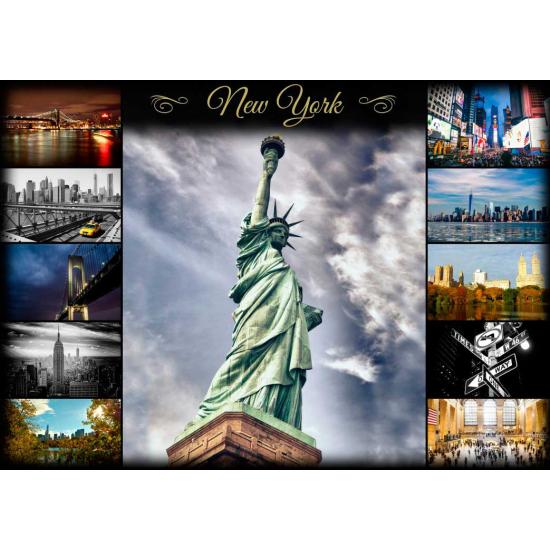 Grafika Collage New York Puzzle 1000 Teile