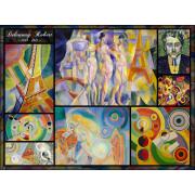 Grafika Collage Puzzle von Robert Delaunay mit 2000 Teilen