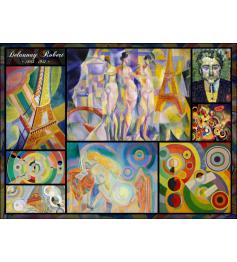 Grafika Collage Puzzle von Robert Delaunay mit 2000 Teilen