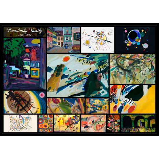 Grafika Collage Puzzle von Wassily Kandinsky 1000 Teile