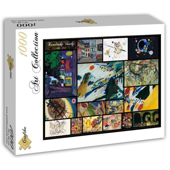 Grafika Collage Puzzle von Wassily Kandinsky 1000 Teile