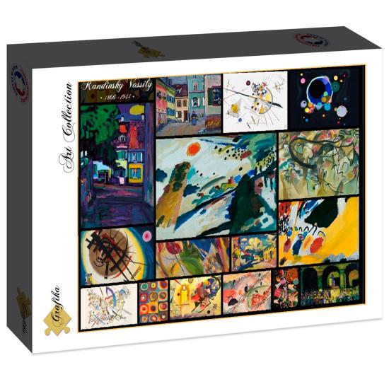 Grafika Collage Puzzle von Wassily Kandinsky 2000 Teile