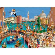 Grafika Puzzle Kaninchen in Venedig mit 2000 Teilen