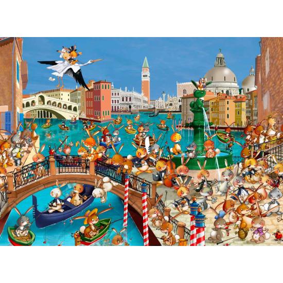 Grafika Puzzle Kaninchen in Venedig mit 2000 Teilen Grafika Puzzle Kaninchen in Venedig mit 2000 Teilen