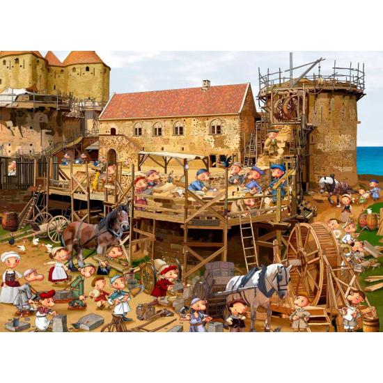 Grafika Puzzle „Bau des Schlosses“ mit 2000 Teilen