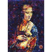 Grafika Puzzle Dame mit Hermelin (Da Vinci) 1500 Teile