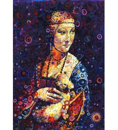 Grafika Puzzle Dame mit Hermelin (Da Vinci) 1500 Teile