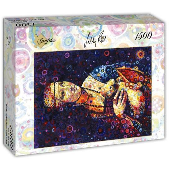 Grafika Puzzle Dame mit Hermelin (Da Vinci) 1500 Teile