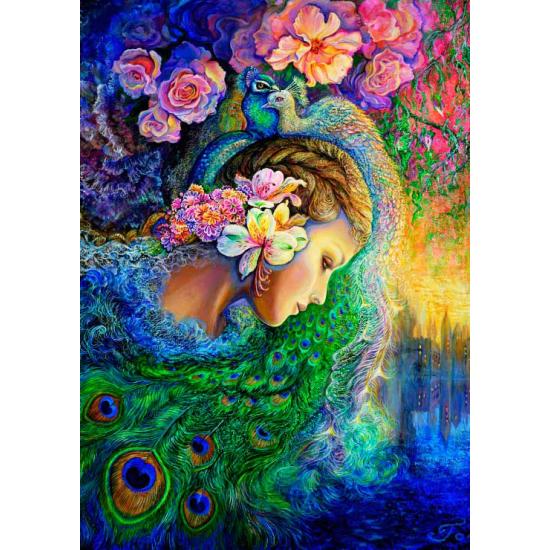 Grafika Tanz des Pfaus Puzzle 1000 Teile