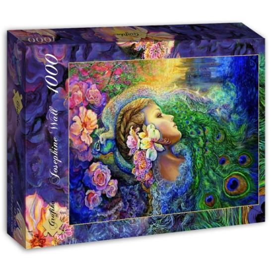 Grafika Tanz des Pfaus Puzzle 1000 Teile