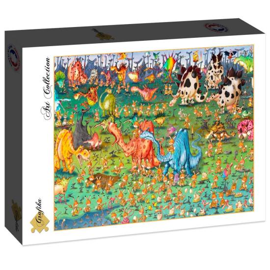 Grafika Dinosaurier-Puzzle mit 2000 Teilen