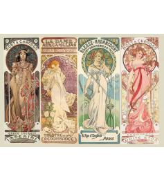 Puzzle Grafika Die Kunst Von Alfons Mucha 1000 Teile