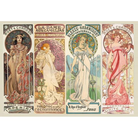 Puzzle Grafika Die Kunst Von Alfons Mucha 1000 Teile