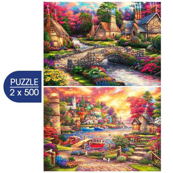 Puzzle Grafika Die Kunst Von Chuck Pinson 2x500 Teile