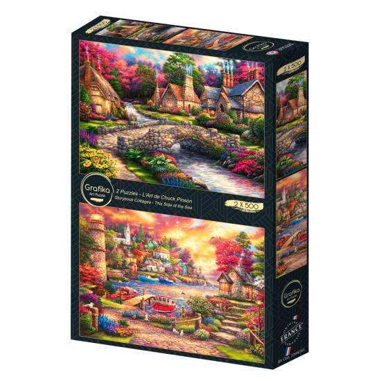 Puzzle Grafika Die Kunst Von Chuck Pinson 2x500 Teile