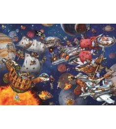 Grafika Weltraumschlacht-Puzzle 1000 Teile