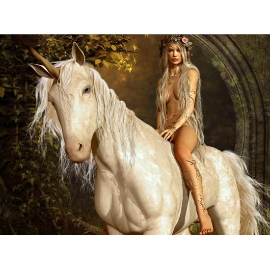 Grafika Puzzle Die Fee und das Einhorn 2000 Teile