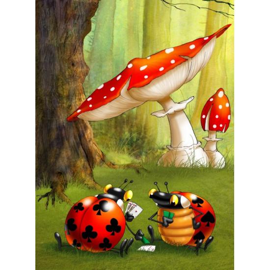 Grafika Puzzle Der Poker mit 2000 Teilen