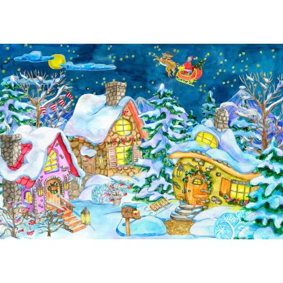 Puzzle Grafika Santas Spur 1000 Teile