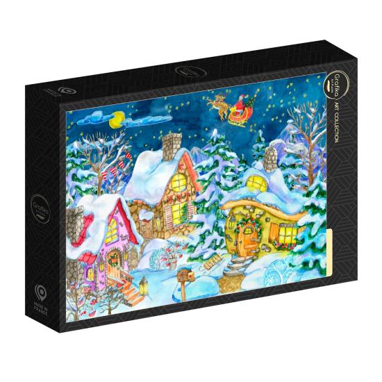 Puzzle Grafika Santas Spur 1000 Teile