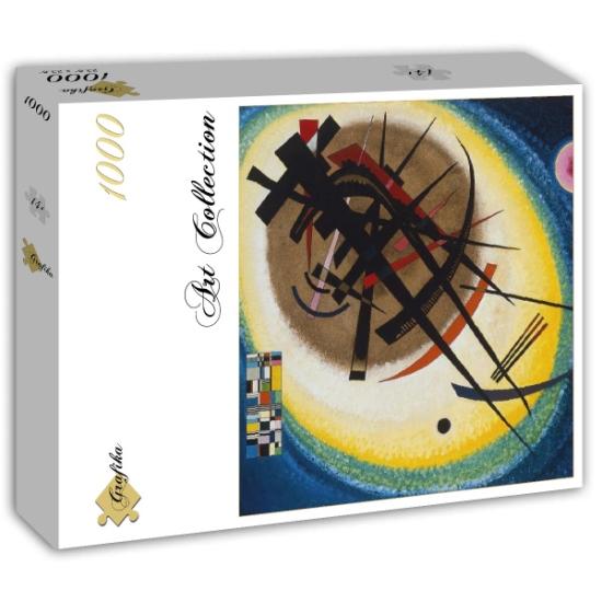 Grafika-Puzzle im hellen Oval mit 1000 Teilen