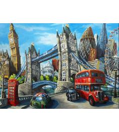 Puzzle Grafika Das Ist London mit 1500 Teilen