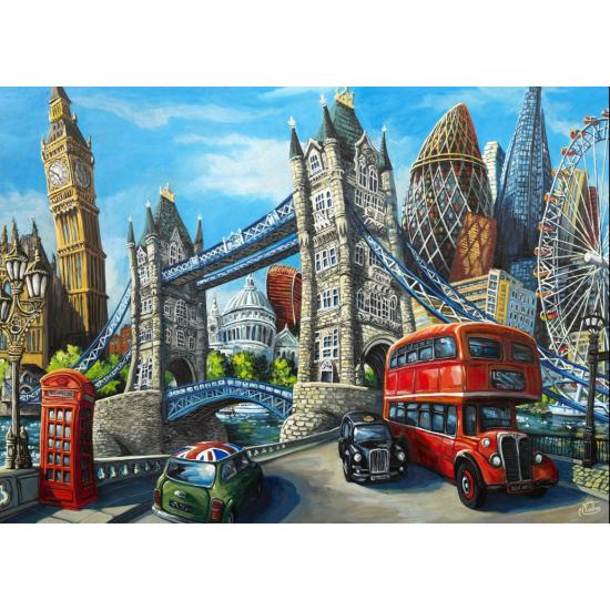 Puzzle Grafika Das Ist London mit 1500 Teilen