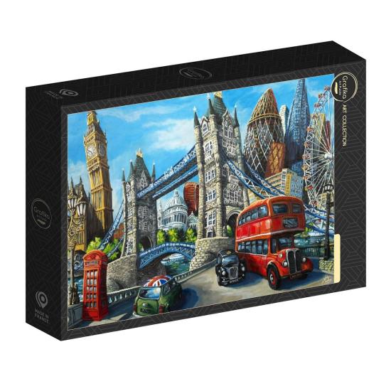 Puzzle Grafika Das Ist London mit 1500 Teilen