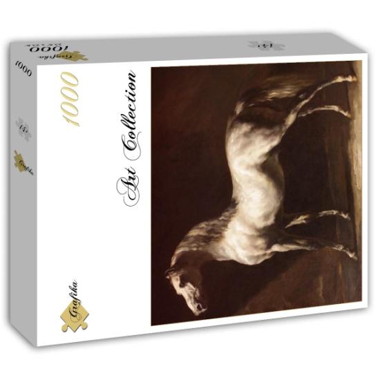 Grafika Puzzle-Studie eines melierten Graus 1000 Teile