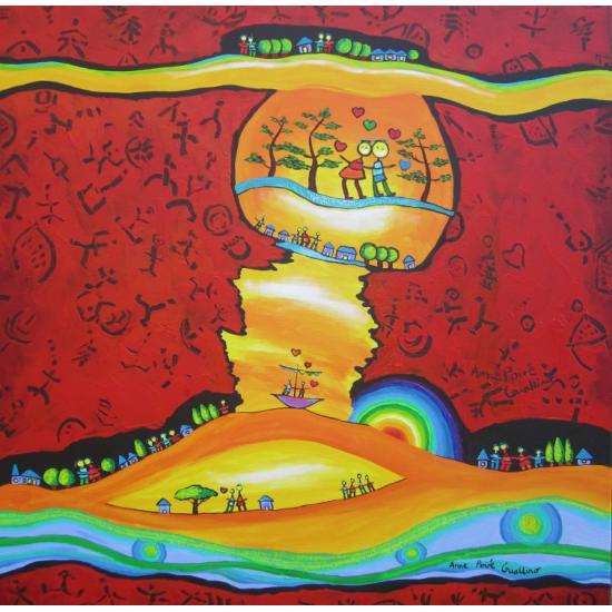 Grafika Buntes blühendes Puzzle mit 1000 Teilen