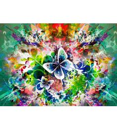 Grafika Frühlingsblumen und Schmetterlinge Puzzle 1500 Teile