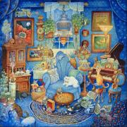 Puzzle Grafika Agnetha und Avril auf Perserteppich 1000 Teile