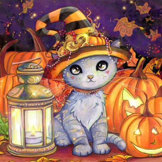 Puzzle Grafika Halloween 1000 Teile