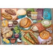 Puzzle Grafika Hausgemachtes Brotbacken 1000 Teile