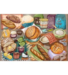 Puzzle Grafika Hausgemachtes Brotbacken 1000 Teile