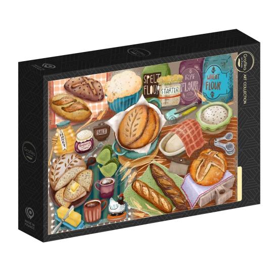 Puzzle Grafika Hausgemachtes Brotbacken 1000 Teile