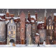 Puzzle Grafika Die Stadt Unter Dem Schnee 1000 Teile