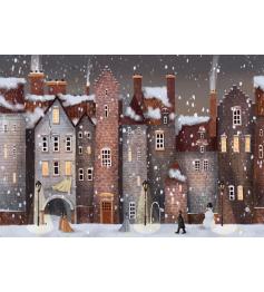 Puzzle Grafika Die Stadt Unter Dem Schnee 1000 Teile