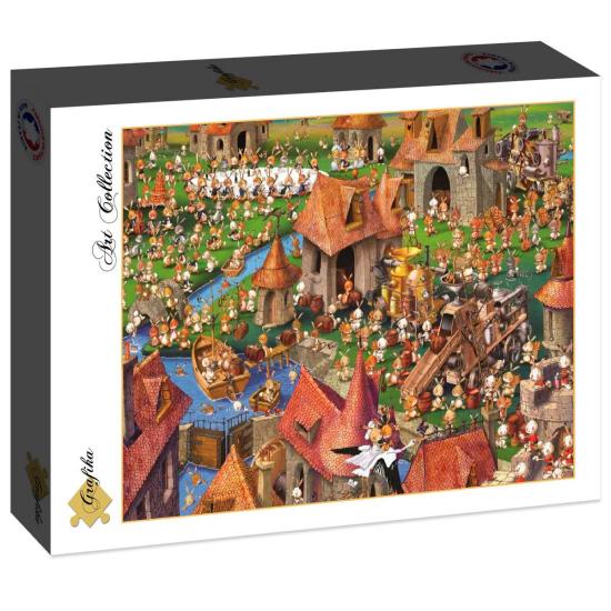 Grafika Puzzle Die Kaninchen mit 2000 Teilen
