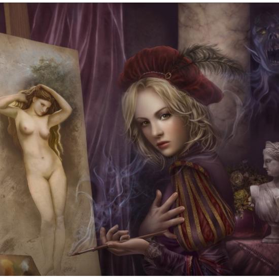 Grafika Der Maler Puzzle 1000 Teile