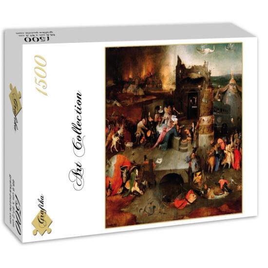 Grafika Puzzle Die Versuchung des Heiligen Antonius mit 1500 Tei